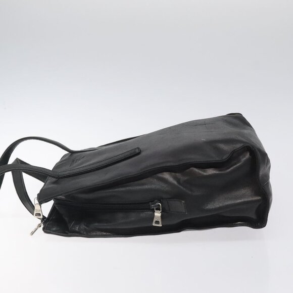 PRADA Hand Bag Leather Black Auth - Picture 5 of 16